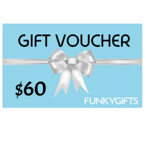 Electronic Vouchers Virtual: $60 Gift Voucher