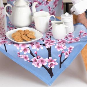 Modgy Vases: Modgy Tea Towel - Cherry Blossom