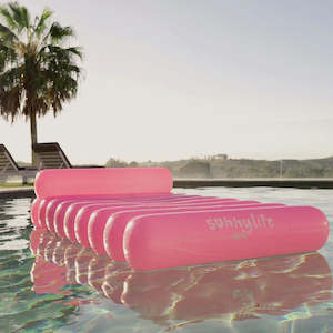 Outdoor Games For Summer: SunnyLife Tube Lilo - Neon Pink