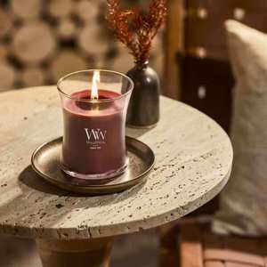 Medium WoodWick Scented Soy Candle - Rouge Oud