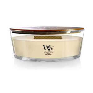 Ellipse WoodWick Scented Soy Candle - Vanilla Bean