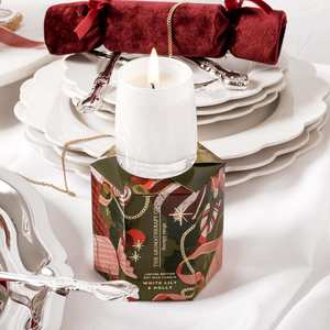 Therapy Festive Collection Candle 80g - White Lily & Holly