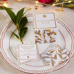 Botanical Mistletoe After Dinner Trivia Game