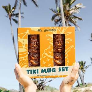 Gifts For Her: Mr. Consistent Tiki Mug Gift Set