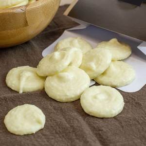 Gifts For Her: Chocolate Brown - Artisan Chocolates Drops White Lemon Coconut
