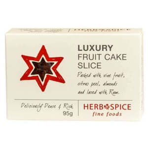 Gifts For Her: Luxury Fruit Cake Slice