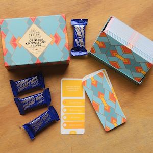 Trivia Fun: Seriously Awesome Trivia & Treats Mini Gift Box