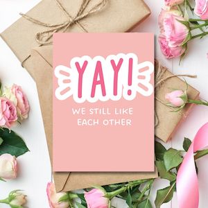 Greeting Card - YAY