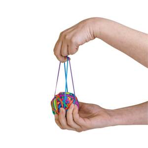 Gifts Under 10: Multi Coloured Rubber Band Ball