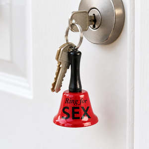 Gifts Under 10: Mini Ring for Sex Bell Keychain