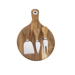 The Ladelle Collection: Tempa Fromagerie Round 4pc Cheese Board Set