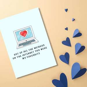 Valentines Day Greeting Cards: Greeting Card - All The Weirdos