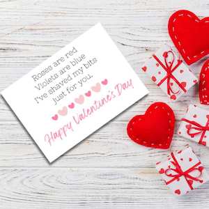 Valentine's Day Greeting Card - Roses Are Red