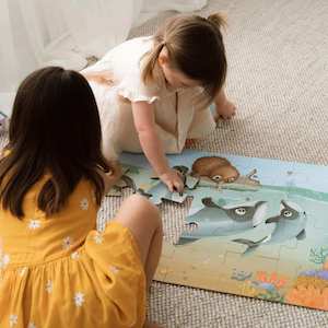 Maui Dolphin Mischief Floor Puzzle