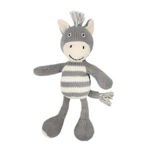 Lily & George Bowe Stripey Zebra Rattle