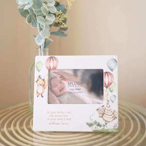 Baby Accessories: Splosh Tiny Wonders Smile 4x6 Ceramic Frame