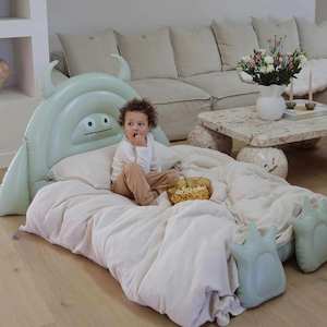 SunnyLife Kids Sleepover Bed Monster Sage