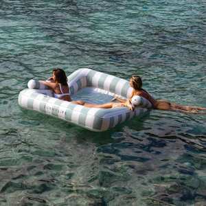 SunnyLife Luxe Twin Hammock Float The Vacay Soft Olive
