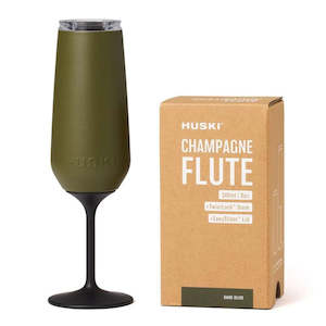 Huski Champagne Flute - Dark Olive