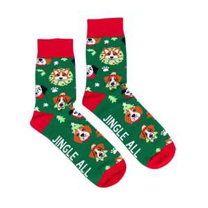 Christmas Dog Socks