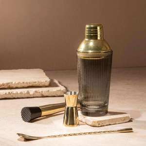 Couples: Cyrus Charcoal 4pc Cocktail Set