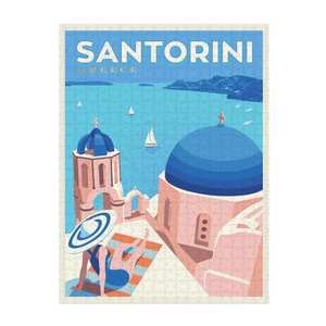 World Travel 500 Piece Jigsaw Puzzle - Santorini