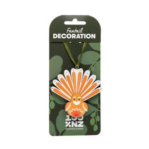 Fantail Wooden Decoration