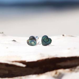 Little Taonga Paua Hearts