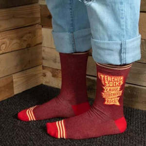 Men's Socks - Teachers Rock - Blue Q