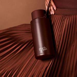 Frank Green - Reusable 34oz Straw Bottle - Chocolate
