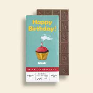 Under 15 Gifts: 'Happy birthday' - Milk Chocolate Gift Bar