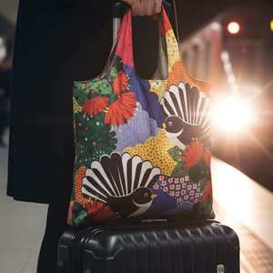 DBL Reusable Carry Bag - Fantail Paradise