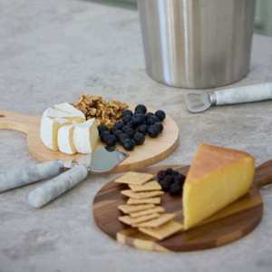 Davis & Waddell Cantina Wood Round Serving Board - Sold Individually