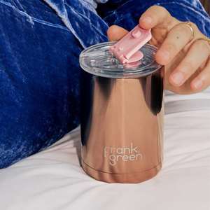 Frank Green - Ceramic Coffee Cup with Hinged Lid - Rose Gold