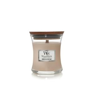 Small WoodWick Scented Soy Candle - Vanilla & Sea Salt