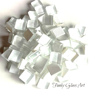 Products: Crystal 10x10 White FUNKY GLASS ART