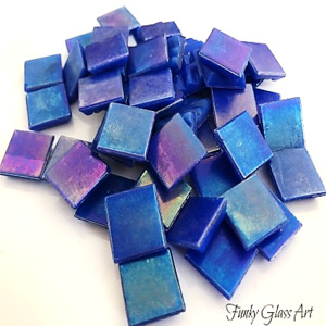 Products: Iridescent Lapis 15x15 FUNKY GLASS ART