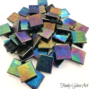 Products: Iridescent Blackberry 15x15 FUNKY GLASS ART