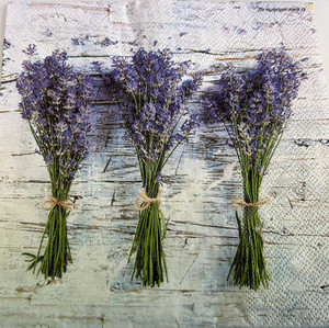 Products: Lavender Bunches Napkin FUNKY GLASS ART