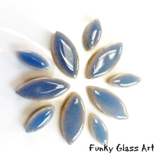 Ceramic Petals Cornflower FUNKY GLASS ART