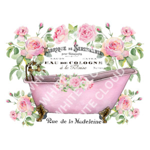 Products: Shabby Chic Bath FUNKY GLASS ART