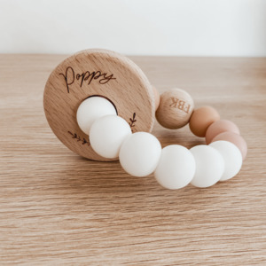 Teething Tots: Personalised teething ring