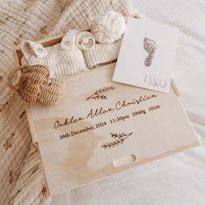 Wooden Keepsake boxes (different styles)