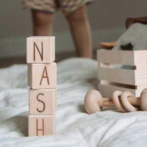 Blocks: Engraved Letter blocks