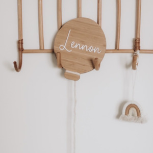 Name Plaques: Balloon name plaque