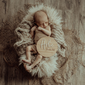 Name plaques, acrylic & timber