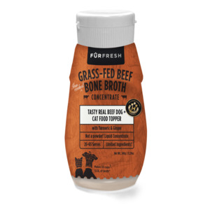 All: Grass-Fed Beef Bone Broth with Turmeric & Ginger Dog & Cat Food Topper
