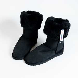 Sheepskin Boots: Tall Sister Boots Stealth