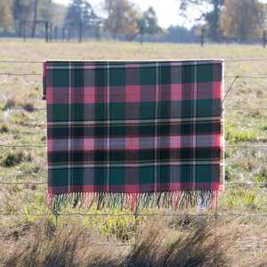 Wool Blanket: Bruce of Kinnaird Antique Tartan Lambswool Blanket