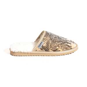 Slippers: The Toile Collection: Antique Velvet & Black Sheepskin Moodles